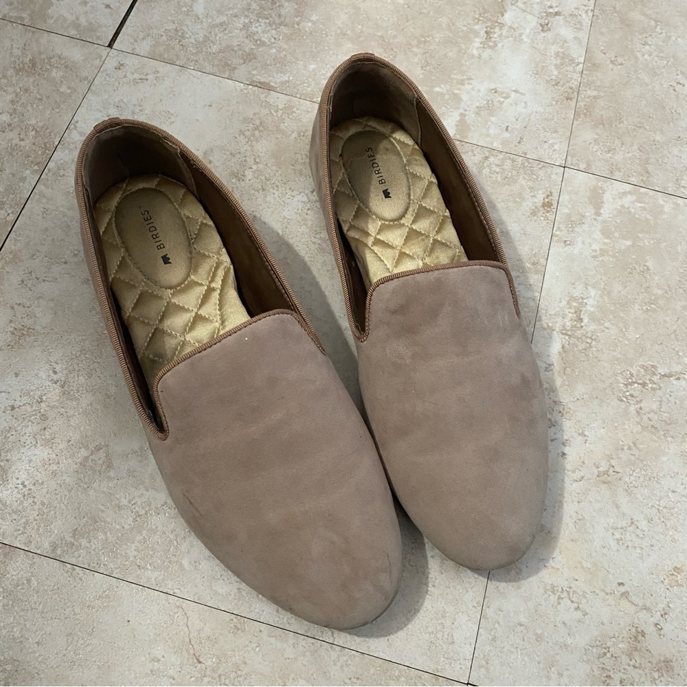 Birdies Starling Latte Suede Loafers